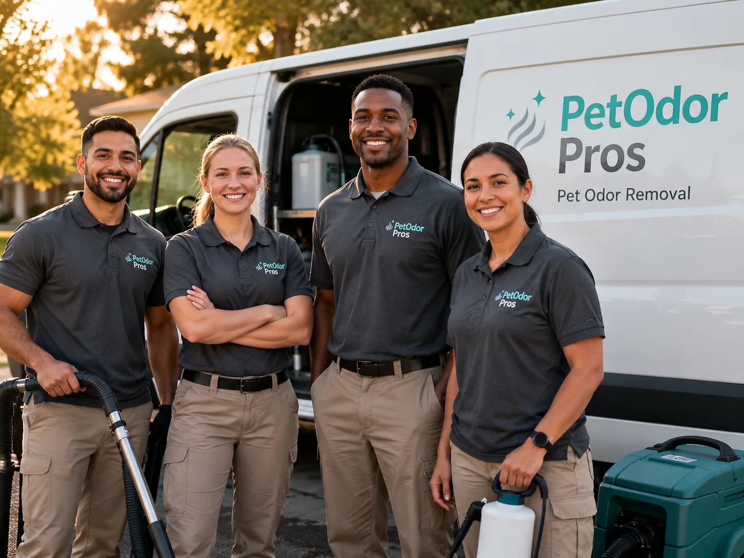 Pet Odor Removal team serving Albion, RI